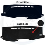 Black custom car dashboard cover