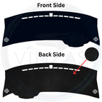 Black custom car dashboard cover
