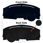 Black custom car dashboard cover
