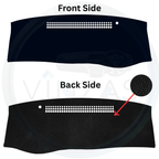 Black custom car dashboard cover
