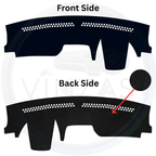Black custom car dashboard cover
