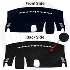 Black custom car dashboard cover
