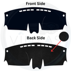 Black custom car dashboard cover
