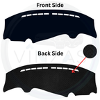 Black custom car dashboard cover
