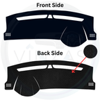 Black custom car dashboard cover

