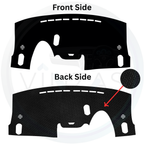 Black custom car dashboard cover
