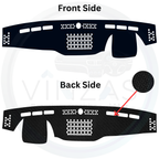 Black custom car dashboard cover
