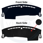 Black custom car dashboard cover
