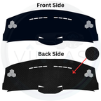 Black custom car dashboard cover
