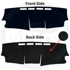 Black custom car dashboard cover
