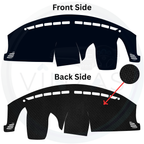 Black custom car dashboard cover
