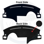Black custom car dashboard cover
