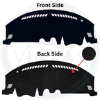 Black custom car dashboard cover
