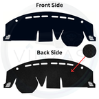 Black custom car dashboard cover

