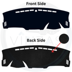 Black custom car dashboard cover
