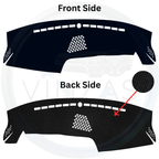 Black custom car dashboard cover
