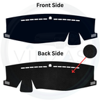 Black custom car dashboard cover

