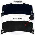 Black custom car dashboard cover
