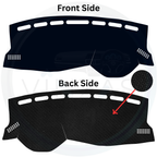 Black custom car dashboard cover
