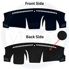 Black custom car dashboard cover
