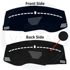 Black custom car dashboard cover
