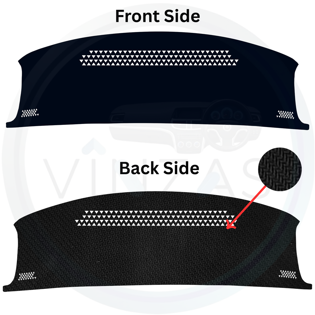 Black custom car dashboard cover
