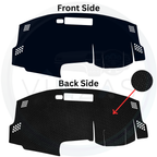 Black custom car dashboard cover
