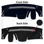 Black custom car dashboard cover
