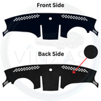 Black custom car dashboard cover
