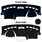 Black custom car dashboard cover
