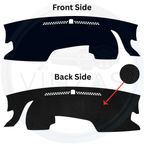Black custom car dashboard cover
