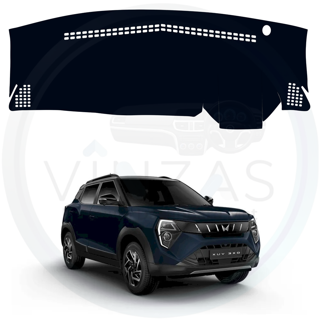 Black custom car dashboard cover For 3XO 
