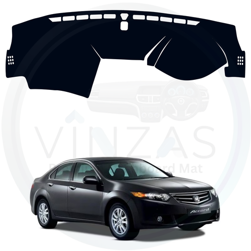 Black custom car dashboard cover For Accord 2008 To 2012