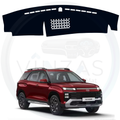 Black custom car dashboard cover For Alcazar 
