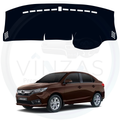 Black custom car dashboard cover For Amaze  