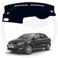 Black custom car dashboard cover For Ameo 
