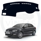 Black custom car dashboard cover For Ameo 
