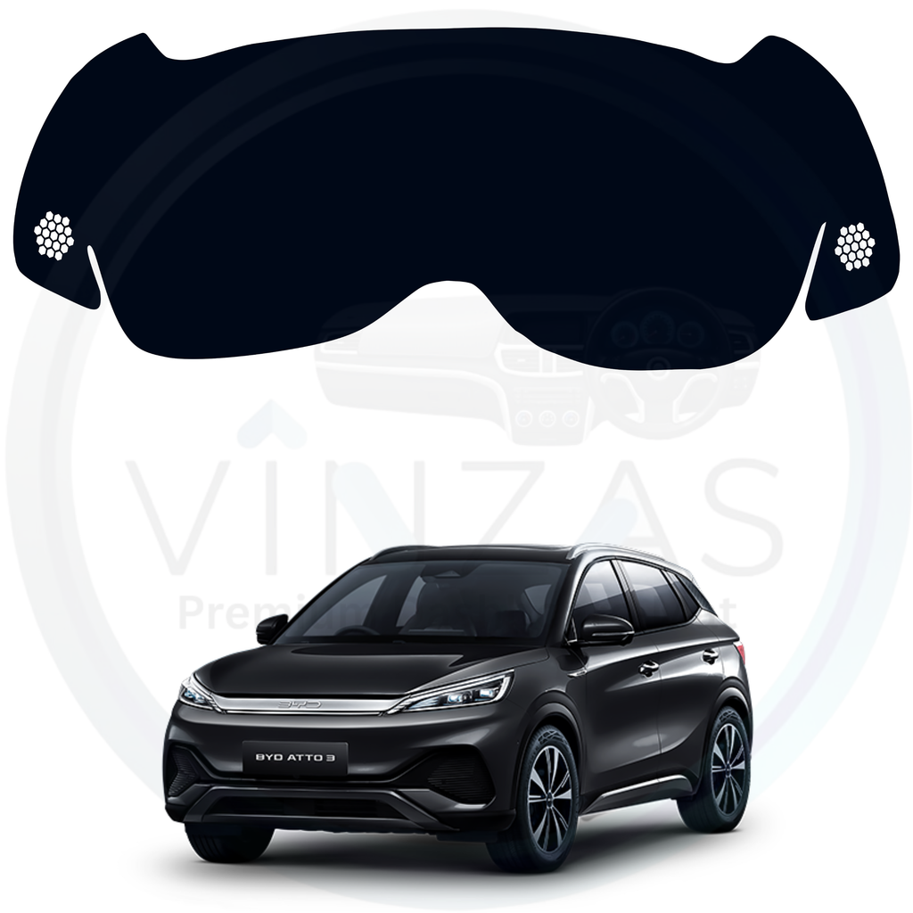 Black custom car dashboard cover For Atto