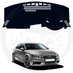Black custom car dashboard cover For Audi A3