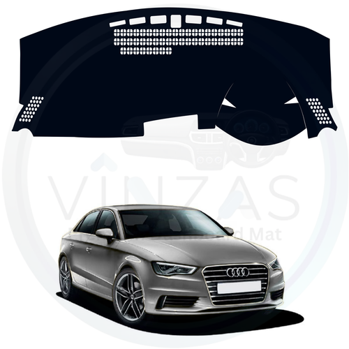 Black custom car dashboard cover For Audi A3