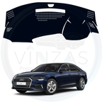 Black custom car dashboard cover For Audi A6