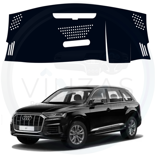 Black custom car dashboard cover For Audi Q7