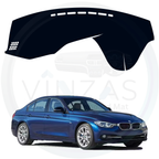 Black custom car dashboard cover For BMW 320 D