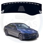 Black custom car dashboard cover For Benz C-Class 
