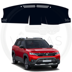 Black custom car dashboard cover For Brezza 
