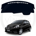 Black custom car dashboard cover For Brio 