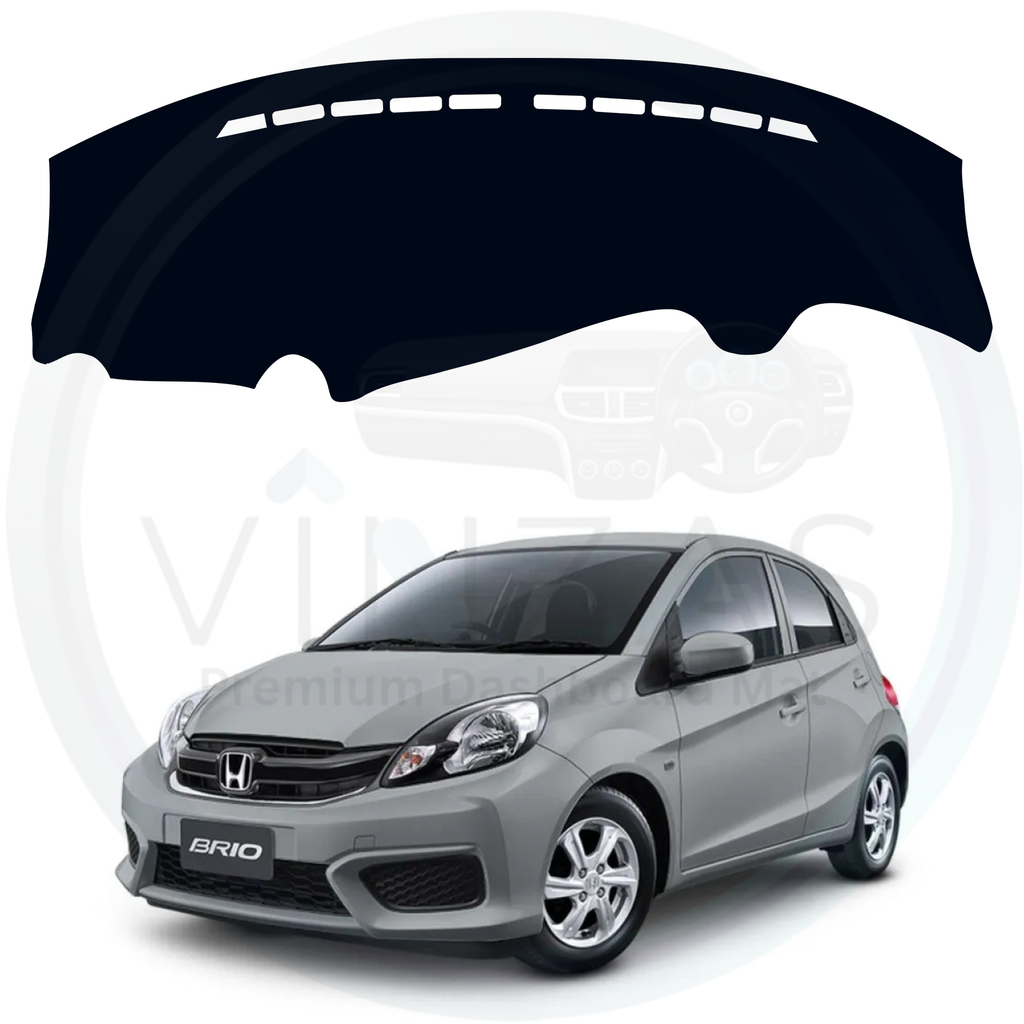 Black custom car dashboard cover For Brio 2011 To 2016