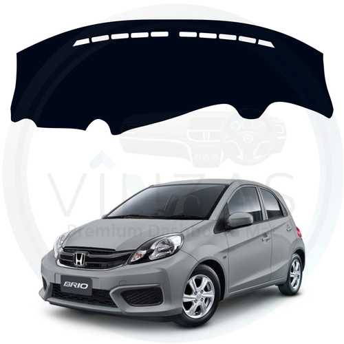 Black custom car dashboard cover For Brio 2011 To 2016
