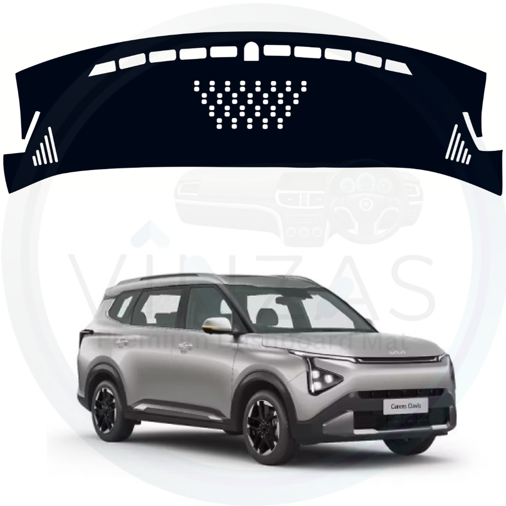 Black custom car dashboard cover For Carens Clavis