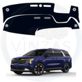 Black custom car dashboard cover For Carnival 
